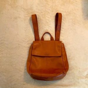 Brown Leather backpack
